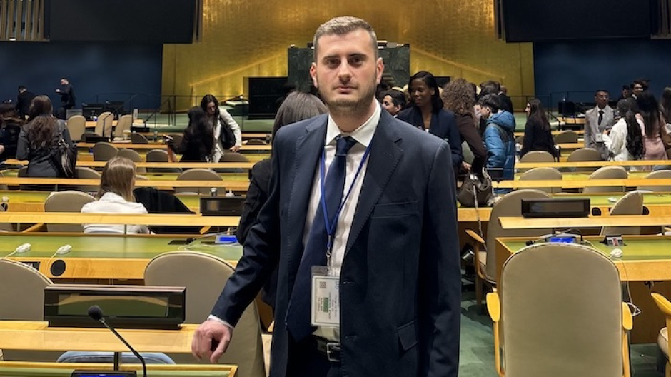 L'ossolano Manuel Ricchi a New York per il forum dei diplomatici del futuro